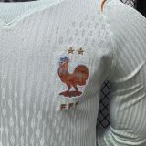 2026/27 France Away Player Version Long Sleeve Soccer Jersey