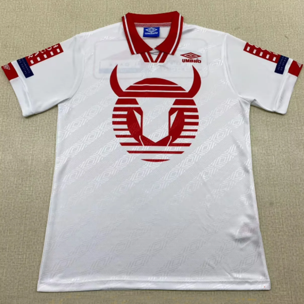 1995/1996 Toros Neza Away White Retro Fans Soccer Jersey
