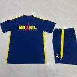 2026/27 Brazil Royal Blue Training Jersey (A Set)