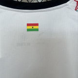 2026/27 Ghana Home White Fans Soccer Jersey (Have Right Patch 有右臂章 黑底白字）