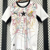 2026/27 Ghana Home White Fans Soccer Jersey (Have Right Patch 有右臂章 黑底白字）