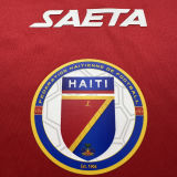 2026/27 Haiti Third Red Fans Soccer Jersey 海地 (Have Right Patch 有右臂章 白底黑字）