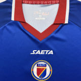 2026/27 Haiti Home Blue Fans Soccer Jersey 海地 (Have Right Patch 有右臂章 白底黑字）