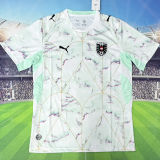 2026/27 Austria Third Fans Soccer Jersey (Have Right Patch 有右臂章 黑底白字）