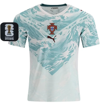 2026/27 Portugal 1:1 Quality Away Fans Soccer Jersey (Have Right Patch 有右臂章 黑底白字）