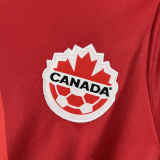 2026/27 Canada Home Red Fans Soccer Jersey  (Have Right Patch 有右臂章 白底黑字）