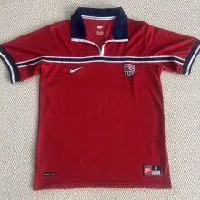 1998 U.S Away Red Retro Soccer Jersey