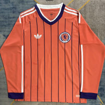 2026/27 Scotland Home Fans Long Sleeve  Soccer Jersey