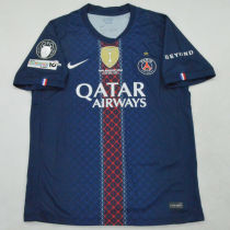 2026 UCL Final PSG 1:1 Quality Home Fans Jersey 2025/26 ( Have All Patch 带胸前决赛小字 章 臂章 袖广告）绣前塔星