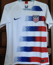 2018 U.S Home White Retro Soccer Jersey