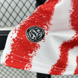 2026/27 Paraguay Home Red White Fans Soccer Jersey (Have Right Patch 有右臂章 黑底白字）