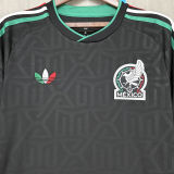 2026/27 Mexico 1:1 Quality Third Black Fans Soccer Jersey (Have Right Patch 有右臂章 白底黑字）