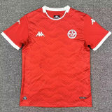 2026/27 Tunisia Home Red Fans Soccer Jersey (Have Right Patch 有右臂章 白底黑字）
