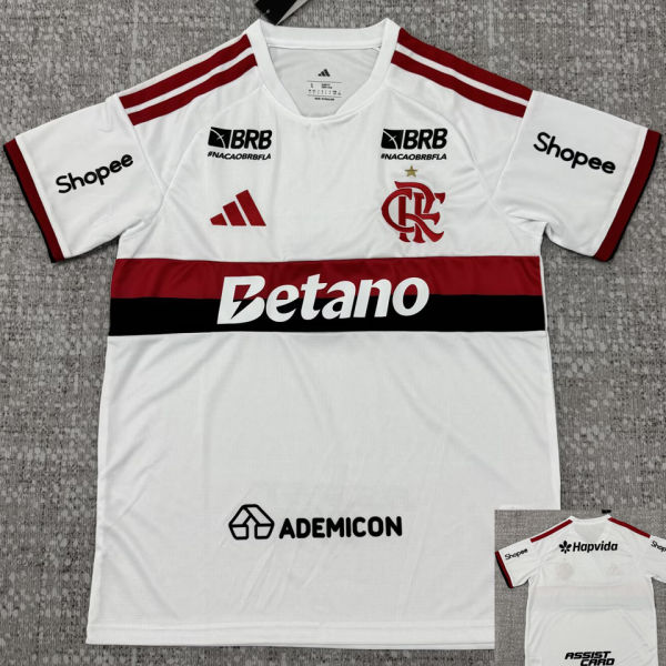 2026/27 Flamengo Away Fans Soccer Jersey (All Sponsor 全广告)