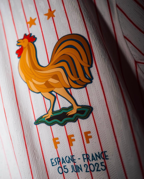 France vs Germany on June 8, 2025 (left chest lettering)