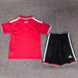 2026/27 M Utd Home Red Kids Soccer Jersey 黑裤