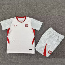 2026/27 Poland Home White Kids Soccer Jersey