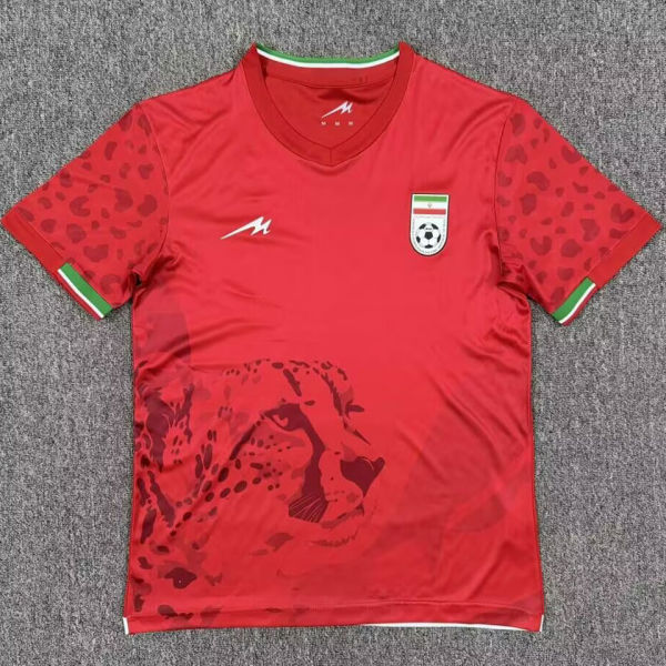2026/27 Iran Away Red Fans Soccer Jersey