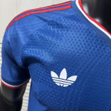 2026/27 M Utd Third Blue Player Version Soccer Jersey