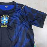 NEYMAR JR #10 Brazil 1:1 Quality Away Blue Fans Soccer Jersey 2026/27