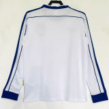 1998 Brazil White Retro Long Sleeve Soccer Jersey