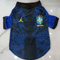 2026/27 Brazil  Away Blue pet jersey