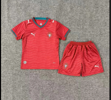 2026/27 Portugal Home Red Kids Soccer Jersey