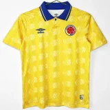 1994 Colombia Home Retro Soccer Jersey