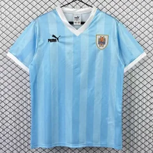 1990 Uruguay Home Retro Soccer Jersey
