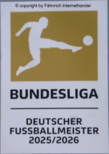 Bundesliga Gold Patch 2025/2026 德甲金章