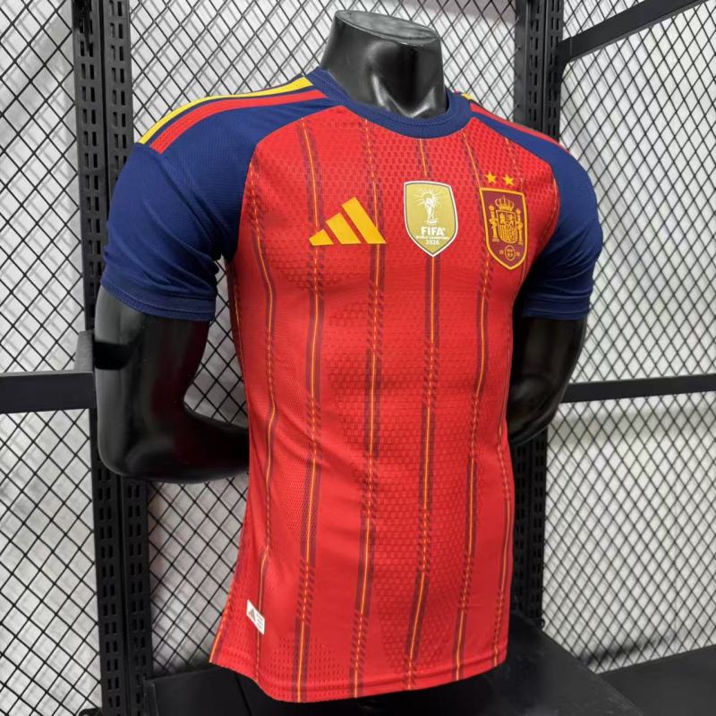 World Cup Champion Spain Local Versión Jugador 2026/27 (Roja) 7