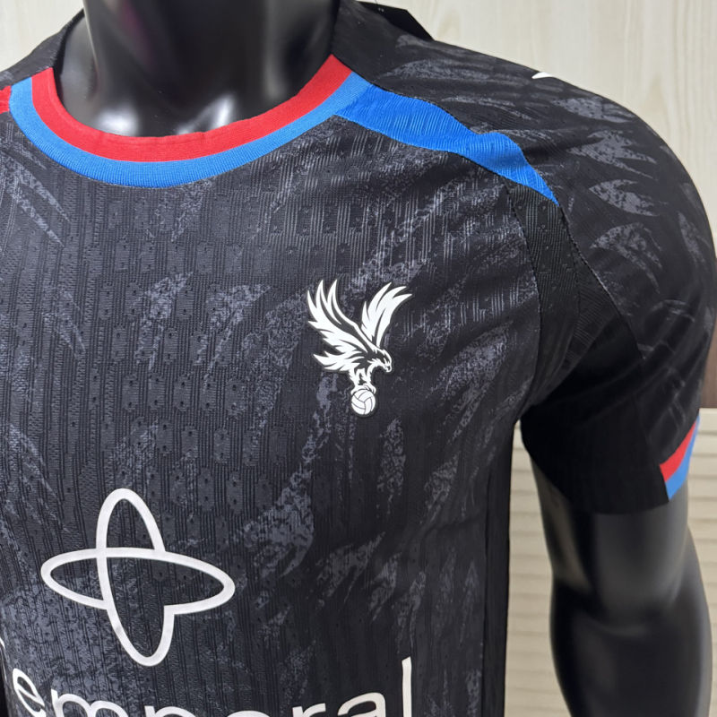 Crystal Palace Visitante Versión Jugador 2026/27 (Negra) 3