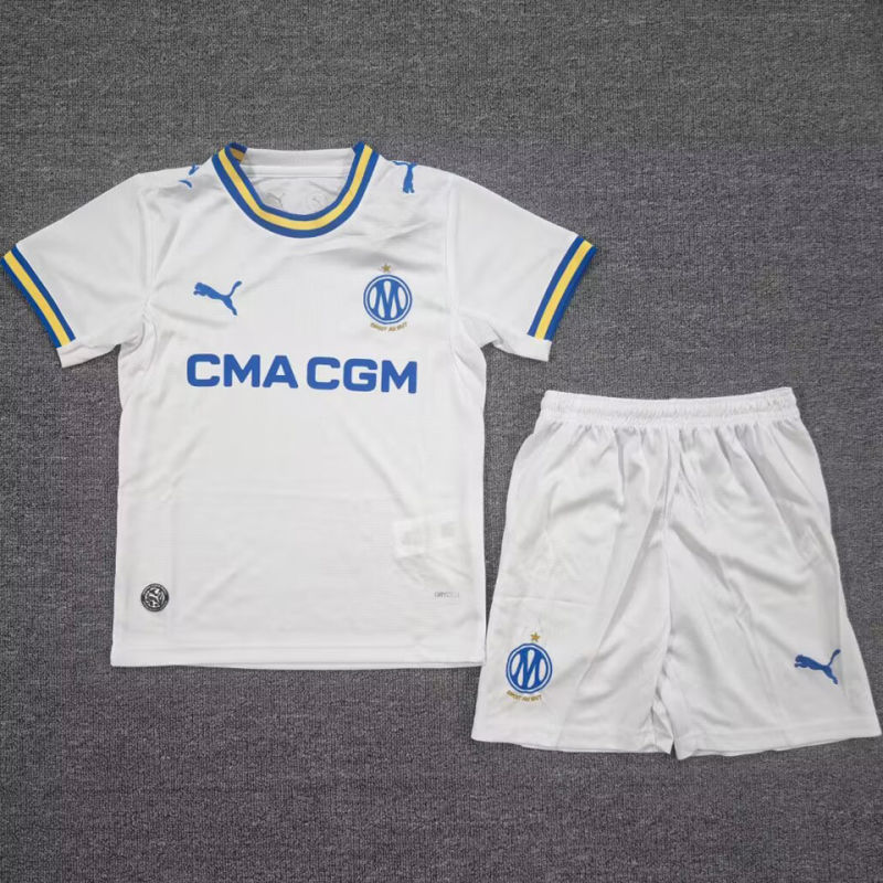 Olympique de Marseille Local Kids 2026/27 (Blanca)