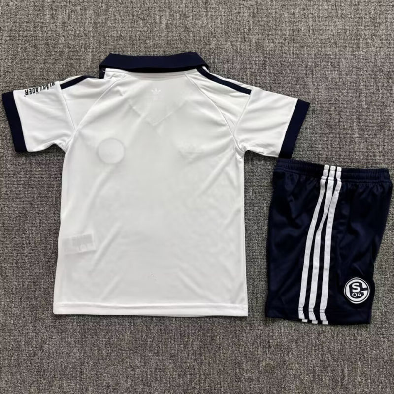 Schalke 04 Visitante Kids 2026/27 (Blanca) 3