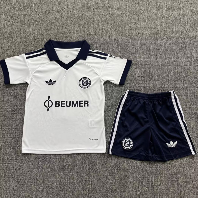 Schalke 04 Visitante Kids 2026/27 (Blanca)