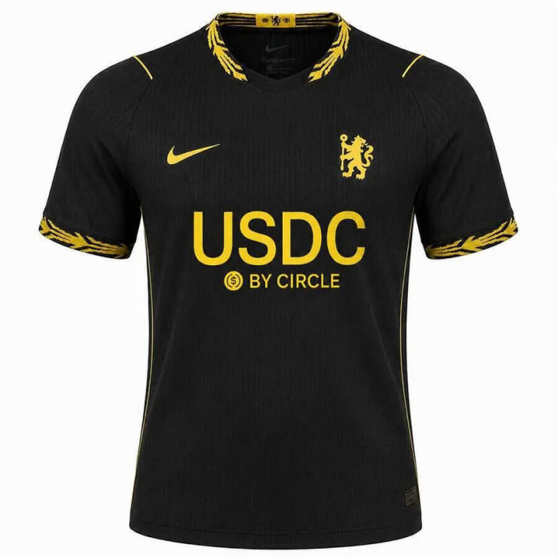 Chelsea Visitante Versión Aficionado 2026/27 (Negra)