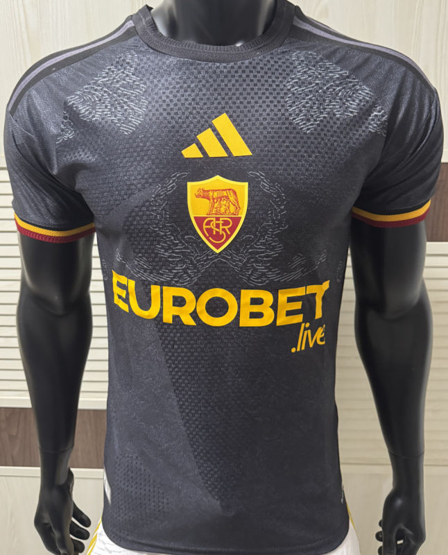 AS Roma Tercera Versión Jugador 2026/27 (Negra)