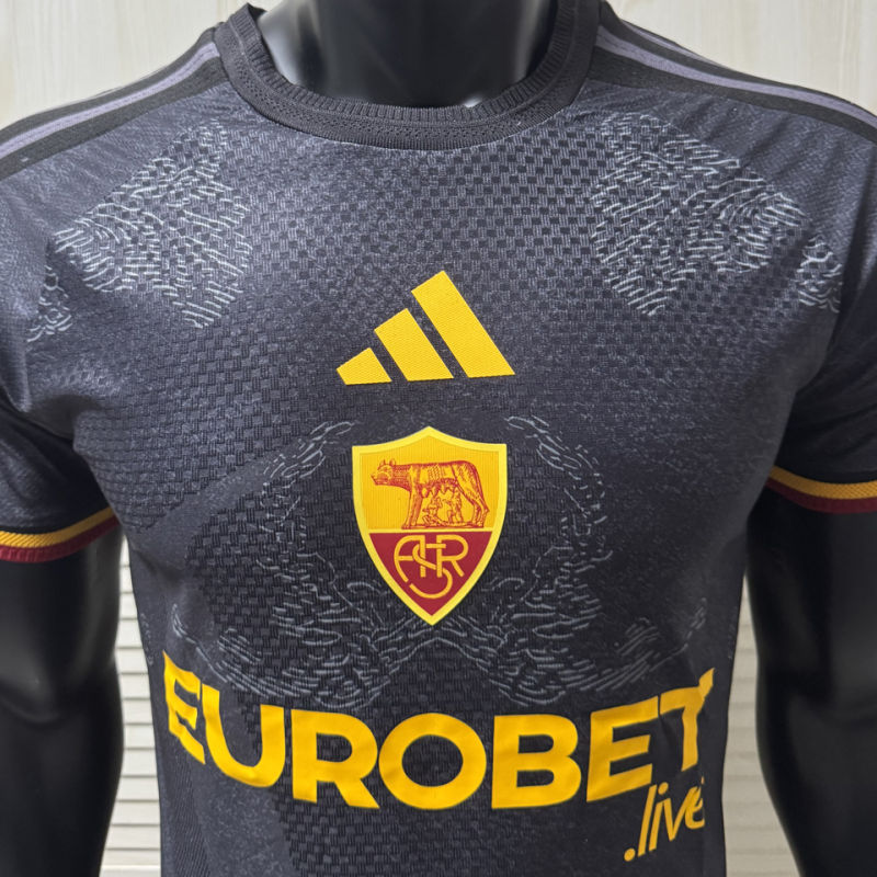 AS Roma Tercera Versión Jugador 2026/27 (Negra) 3