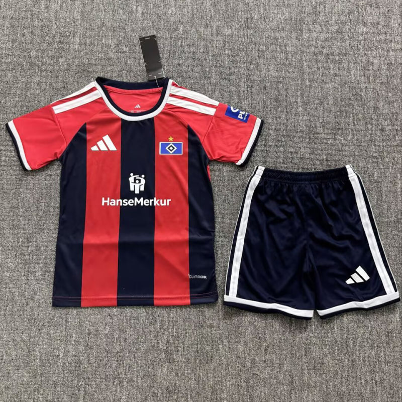 Hamburger SV Tercera Kids 2026/27 (Roja)