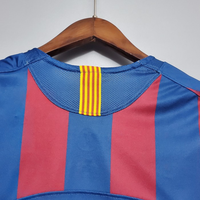 Barcelona Home Retro Jersey UCL Final 2006