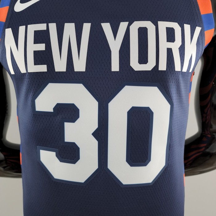 Julius Randle New York Knicks City Edition Striped Swingman Jersey