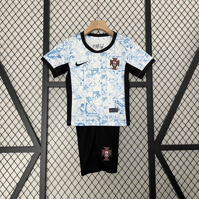 Portugal 2024 Euro Away Kids Suit