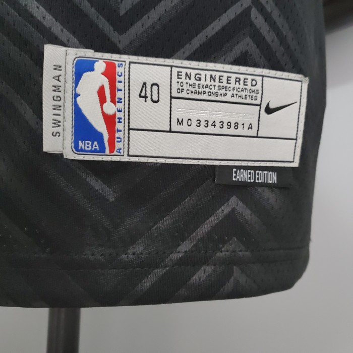 Kyrie Irving Brooklyn Nets Bonus Edition Swingman Jersey Black
