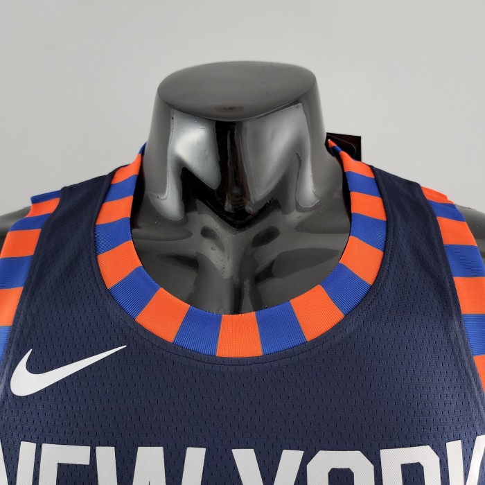Julius Randle New York Knicks City Edition Striped Swingman Jersey