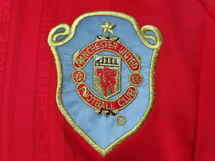 Manchester United Home Champions' League Final Retro Jersey 1998/99