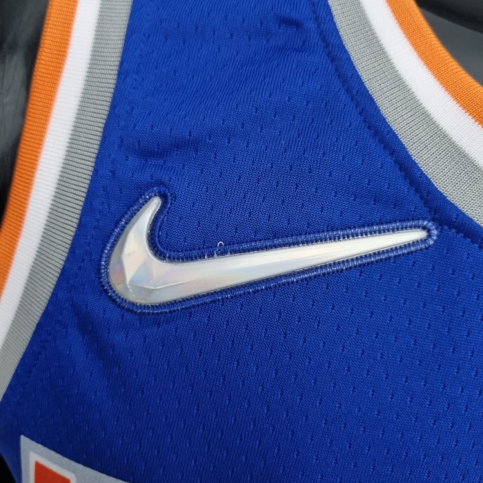 Carmelo Anthony New York Knicks 75th Anniversary Swingman Jersey Blue