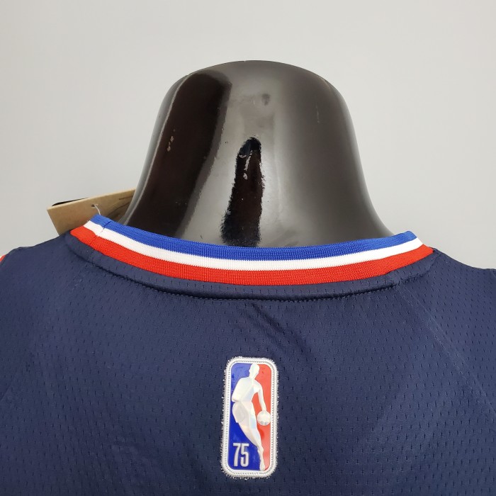 Allen Iverson Philadelphia 76ers 2021/22 Swingman Jersey Royal Blue