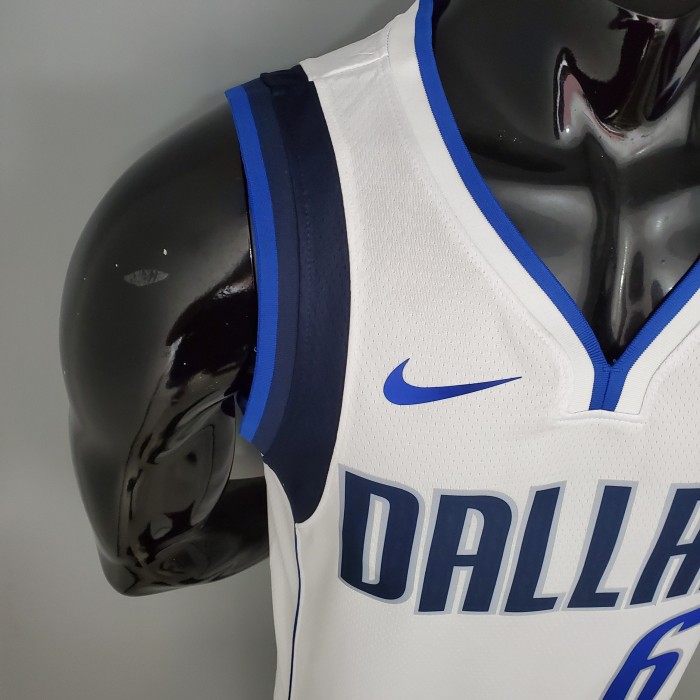 Kristaps Porzingis Dallas Mavericks Swingman Jersey White