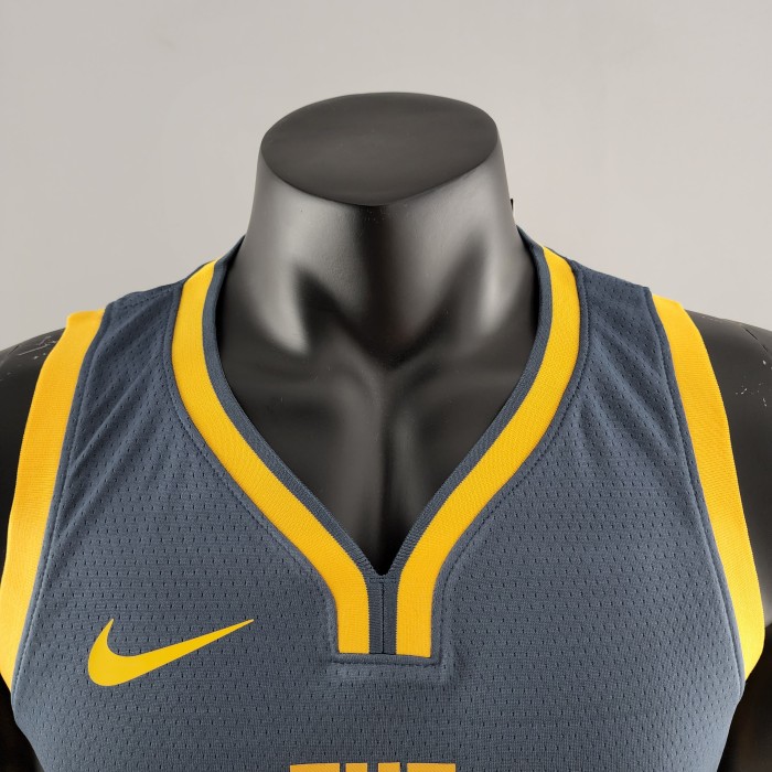 Klay Thompson Golden State Warriors Grey Swingman Jersey 2018