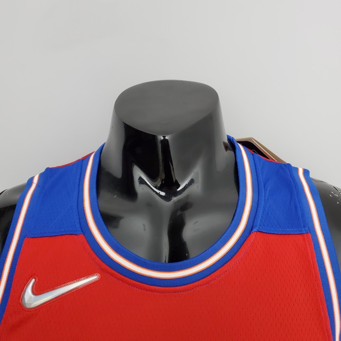 Montrezl Harrell Washington Wizards 2022 Talent City Edition Swingman Jersey Blue Red